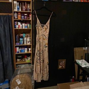 Large keyhole maxi dress